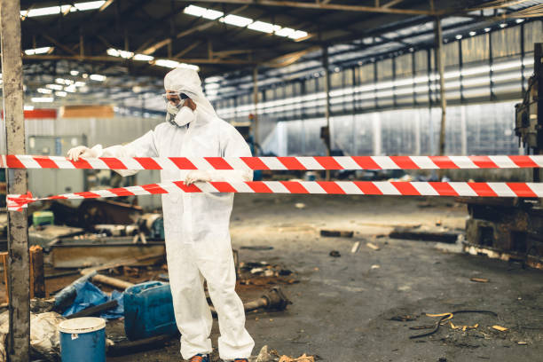 Professional Biohazard technician working in Medical Lake, WA